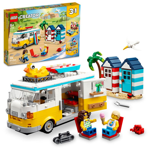 LEGO Creator: Beach Camper Van - 556 Pieces