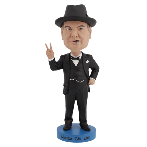 ROYAL BOBBLES  Winston Churchill Bobblehead