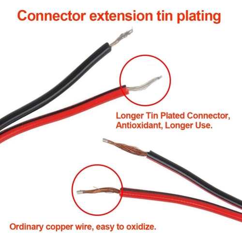 Câble d'alimentation CC ISTAR, 10 paires de câbles d'alimentation CC, connecteurs mâles et femelles 12V 5A, adaptés aux caméras de sécurité CCTV et
