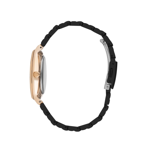 Ladies LC07342.430 Rose Gold Watch W/Black Dial