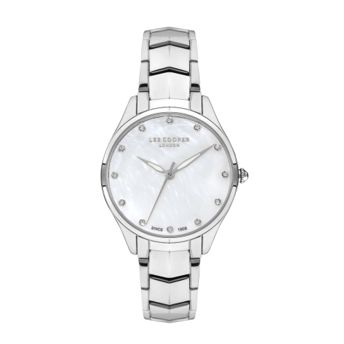 LEE COOPER  Ladies Lc07393.320 Watch W/white Dial In Silver
