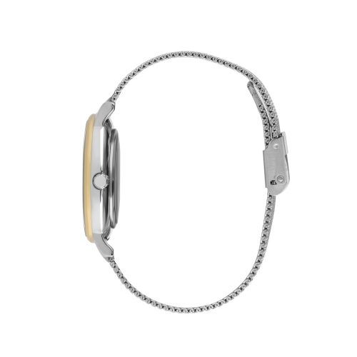 Ladies LC07339.250 Silver Watch W/Black Dial