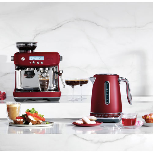 Breville coffee machine outlet red