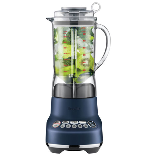 Remis à neuf - Mélangeur sur socle Fresh & Furious 1,5 L 1100 W de Breville - Damas bleu - Remis à neuf par Breville