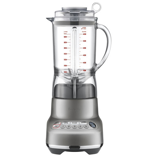 Refurbished - Breville Fresh & Furious 1.5L 1100-Watt Stand Blender - Smoked Hickory - Remanufactured by Breville