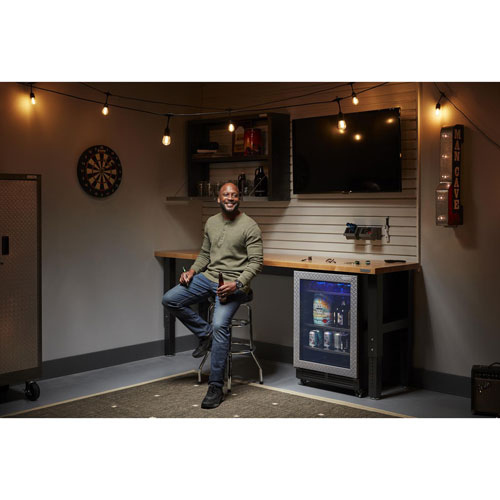 Établi de 96 po de large de Gladiator - Granite martelé