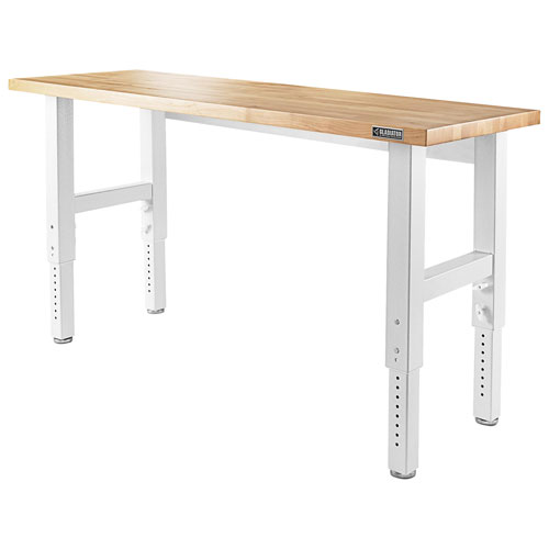Gladiator72"W Workbench - Hammered White
