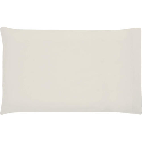 KUSHIES  Percale Easy Toddler Pillow Case - Ecru