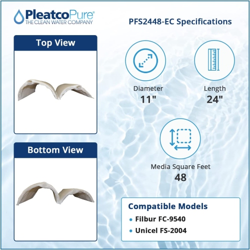 Pleatco For Sundance - PSD125-2000 - Single Filter