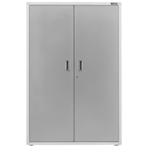 Gladiator Heavy Duty Welded Steel Office Storage Cabinet - Grey Slate