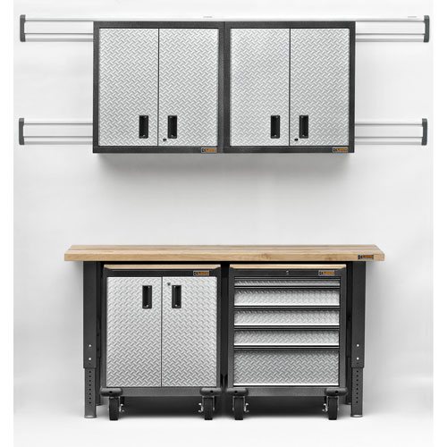 Gladiator Premier Modular GearDrawer Cabinet (GAGD275DLG) - Silver Tread