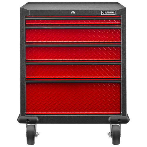 Gladiator Premier Modular GearDrawer Cabinet - Red Tread