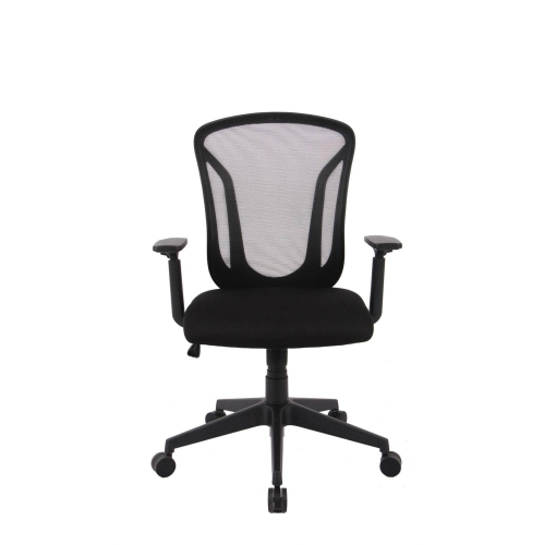 Brassex Inc. Adjustable Height Mesh Back Office Chair - Black & Blue