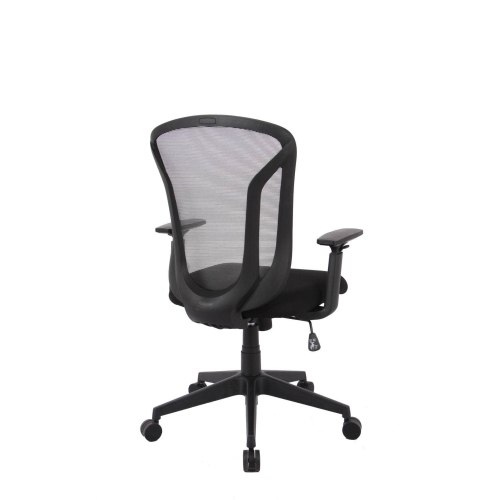 Brassex Inc. Adjustable Height Mesh Back Office Chair - Black & Blue