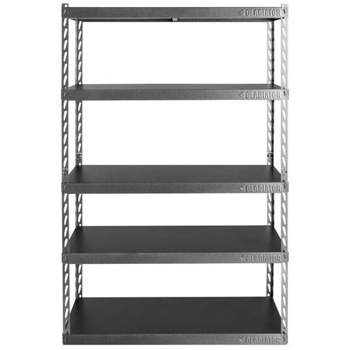 Gladiator 5-Shelf Shelving Unit - Hammered Granite