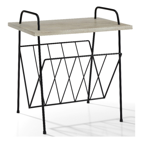 CROSLEY FURNITURE  Wiltshire Modern Wood And Metal Turntable Stand In Natural