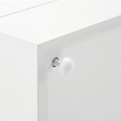 Crosley Furniture Winston Traditional MDF Particle Board Storage Pantry in White