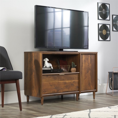 Sauder Clifford Place Storage Credenza in Grand Walnut
