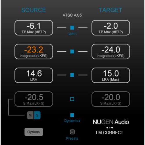 NUGEN AUDIO  Lm-Correct 2 - Digital Download