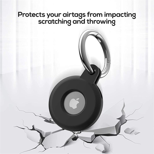 2 étuis protecteurs en silicone pour AirTag lavables Airtags d’Apple, AirTag
