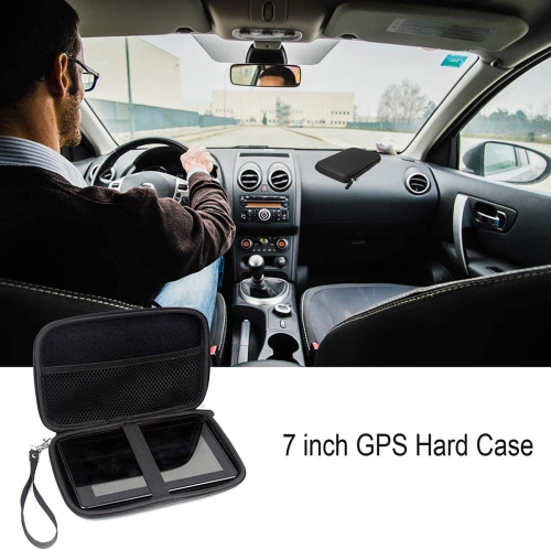 Étui pour GPS 7 po, étui de transport pour GPS avec courroie de sécurité pour GPS Garmin Navigator 6 po 7 po