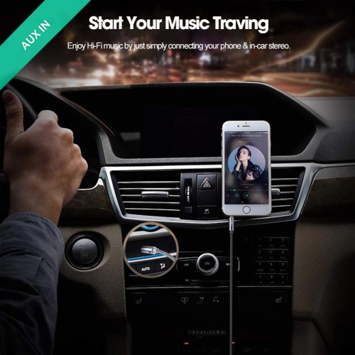 Câble auxiliaire, câble audio auxiliaire 3,5 mm mâle à mâle [4 pi/2 pi, son Hi-Fi], câble auxiliaire tressé en nylon