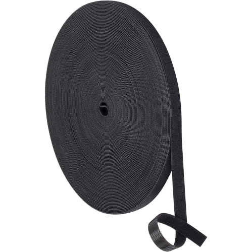 1/2 inch Reusable Fastening Tape Cable Ties Double-Sided Hook-and-Loop Cable Management Tape