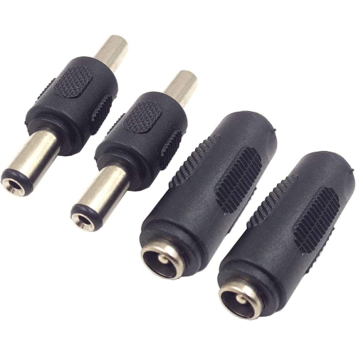 DC 5.5 x 2.1mm Power Adapter, DC Power 5.5mm x 2.1mm Female to Female Coupler, Male to Male Coupler,