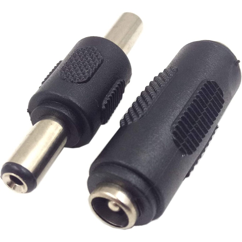 DC 5.5 x 2.1mm Power Adapter, DC Power 5.5mm x 2.1mm Female to Female Coupler, Male to Male Coupler,