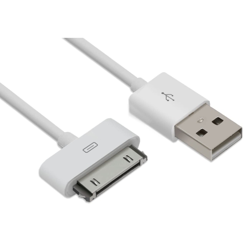 CC002-White – Câble 30 broches à USB, emballage de 1 mètre pour la vente au détail