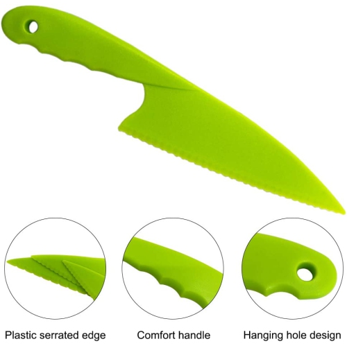 Ensemble de 10 couteaux de cuisine, couteaux de cuisine avec planches à découper pour enfants et adultes - Multicolore