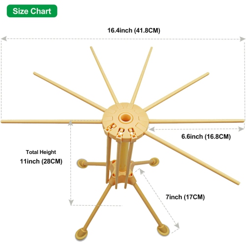 Support de séchage pour pâtes repliable, nouilles fraîches à suspendre, accessoire de séchage pour pâtes domestique pour la cuisine, plastique pliable