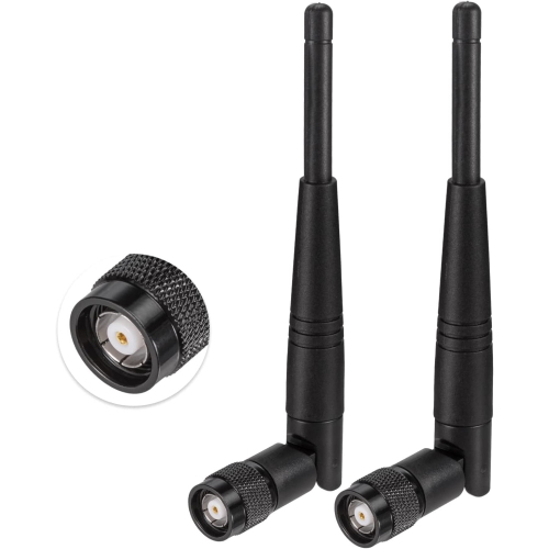GENERIC  5Dbi 2.4Ghz Wifi Antenna Rp-Tnc Male Connector (2 Pack) Compatible With Wireless Router Linksys Wrt54G
