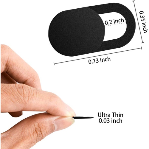 Webcam Cover 0.03in Ultra Thin, Web Camera Cover for Laptop, Desktop, PC, Macboook Pro, iMac, Mac Mini, Computer,