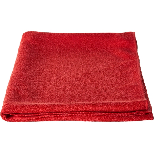 ds Non-Slip Microfiber Hot Yoga Towel with Carry Bag, Red , Large