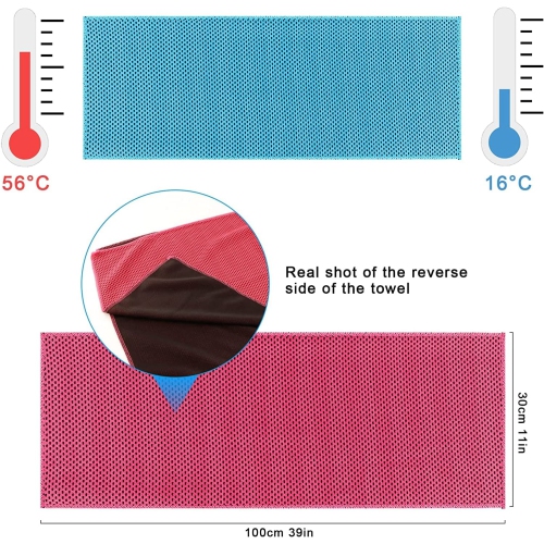 8 Pack Cooling Towels, Microfiber Ice Towels for Neck and Face, Cooling Towels for Athletes Cooling Neck Wraps