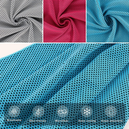 8 Pack Cooling Towels, Microfiber Ice Towels for Neck and Face, Cooling Towels for Athletes Cooling Neck Wraps