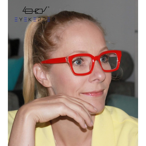 Ladies Reading Glasses 4 Pack Women Oversized Square Design Reader