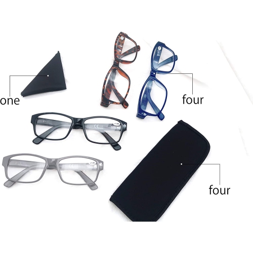 Reading Glasses Men Oversized Readers Large Square Frame GLasses Reading for Men Comfortable Flexible Spring Hinge 4