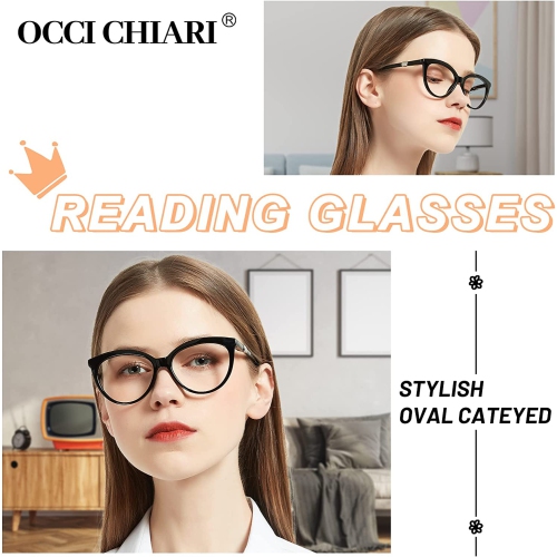 Lunettes de lecture femmes Designer cocarde lecteurs de oeil de chat 1.0 1.25 1.5 1.75 2.0 2.25 2.5 2.75 3.0 3.5 4.0 5.0