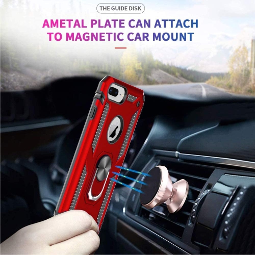 Compatible with iPhone 8 Plus, iPhone 7 Plus,iPhone 6s Plus/ 6 Plus Phone Case, Screen Protector 360 Degree