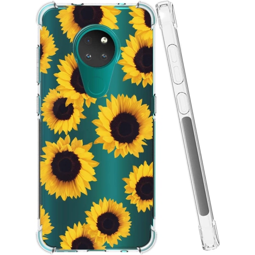 Designed for Nokia 6.2 case, Nokia 7.2 case, Shockproof Clear Soft Flexible TPU Slim Protective Phone Case