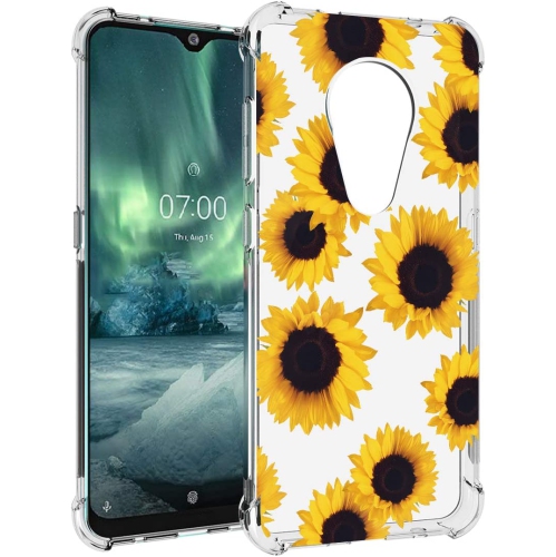 Designed for Nokia 6.2 case, Nokia 7.2 case, Shockproof Clear Soft Flexible TPU Slim Protective Phone Case