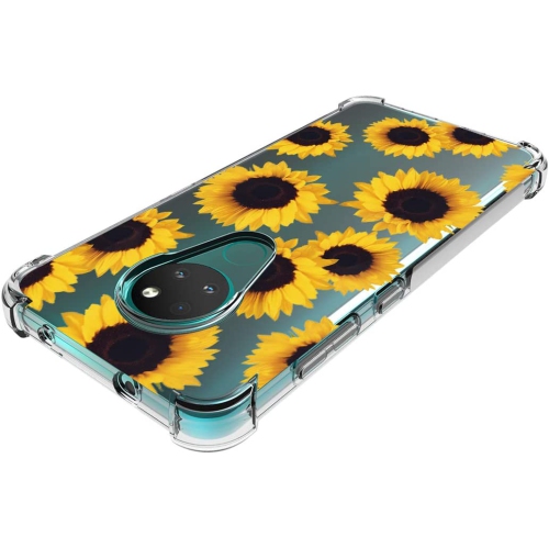 Designed for Nokia 6.2 case, Nokia 7.2 case, Shockproof Clear Soft Flexible TPU Slim Protective Phone Case