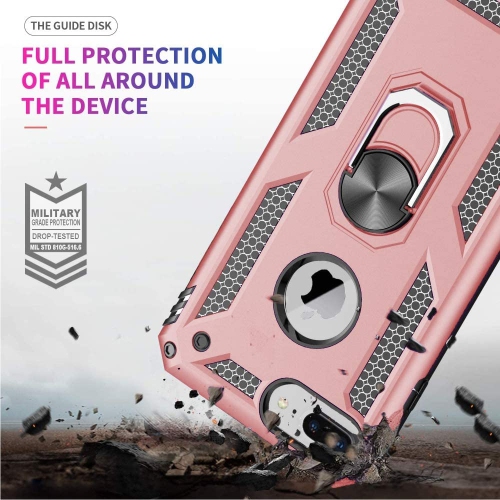 Compatible with iPhone 8 Plus/7 Plus,iPhone 6s Plus/ 6 Plus Phone Case, Screen Protector 360 Degree Rotating