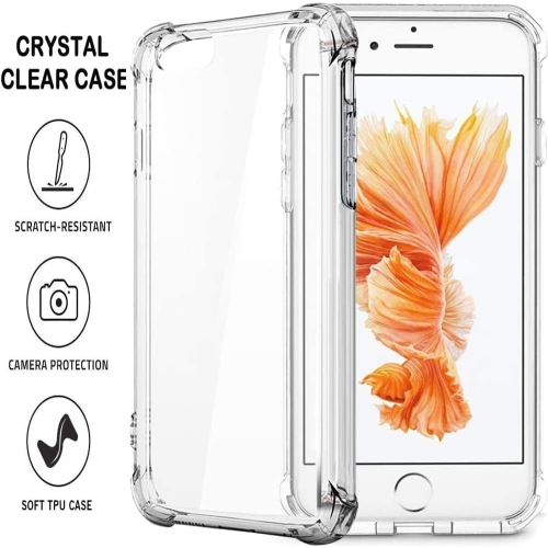 Compatible with iPhone 8 Plus Case, iPhone 7 Plus Case, iPhone 6/6s Plus Case, Screen Protector Slim Shock