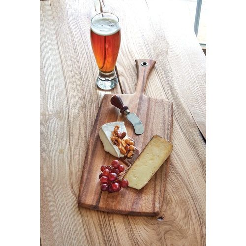 28118 Large Rectangular Paddle Board, Acacia Wood