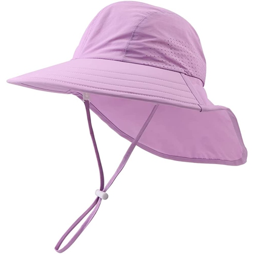 Waterproof Sun Hat Women Man UV Protection Hats with Neck Flap Foldable Summer Hat