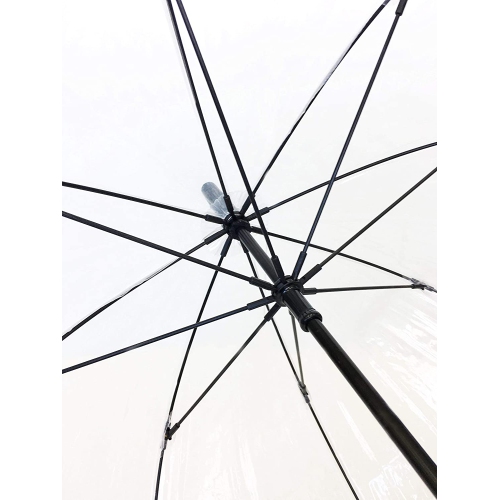 Parapluie avec étoiles transparentes en forme de cage d'oiseau – dôme transparent