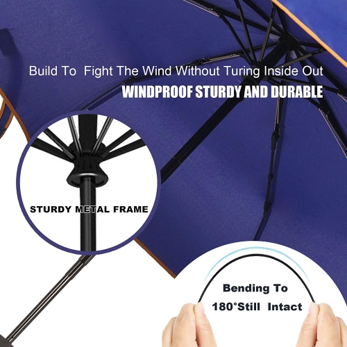 Umbrella Automatic Open and Close lightweight Travel Parasol Sun & Rain All Weather Umbrella